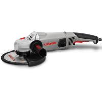 Угловая шлифмашина CROWN CT13500-230N имеет мощный высокопроизводительный двигатель для работы в продолжительном режиме;<br />Функция блокировки кнопки пуска обеспечивает удобную работу оператора при выполнении продолжительных работ <br />Кнопка включения