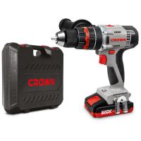 Аккумуляторный ударный шуруповерт CROWN CT21075HMX-2 BMC входит в линейку B3 Plus - серия под один аккумулятор. <br />Одномуфтовый металлический патрон с блокировкой шпинделя обеспечивает легкую и надежную установку бит, сверл и тд одной рукой<br />Трехпо