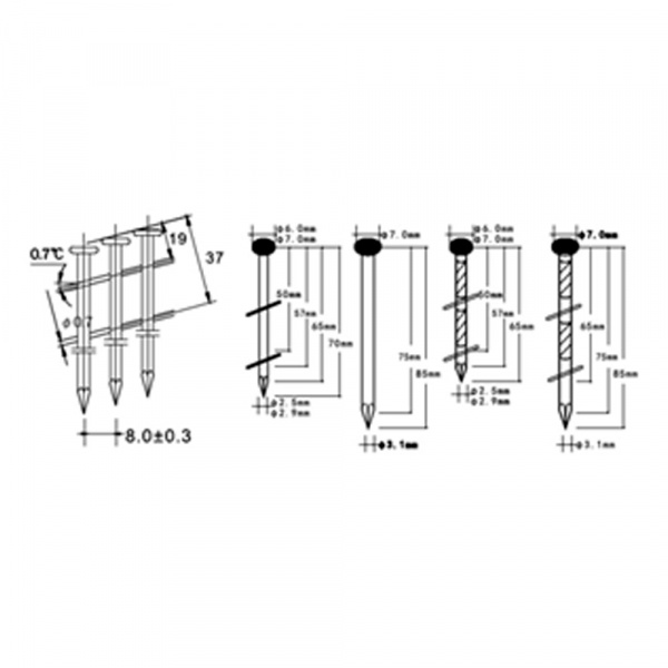 Пневматический гвоздезабивной пистолет CROWN CT38122
