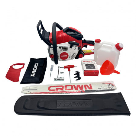 Пила цепная бензиновая CROWN CT20200-18