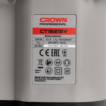 Перфоратор CROWN CT18215V BMC