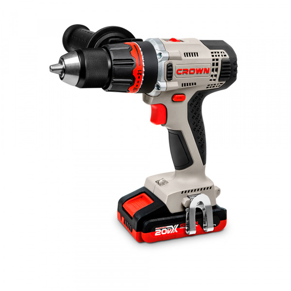 Аккумуляторный шуруповерт CROWN CT21076HMX-2 BMC